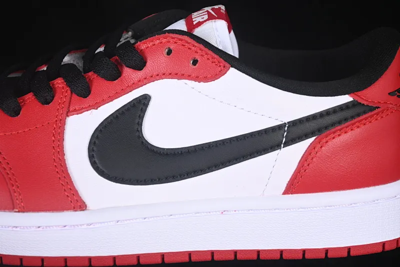 All categories Air Jordan Jordan series basketball shoes Air Jordan 1 Low W version Air Jordan 1 Low OG AJ1 Joe 1 white red black hook low-top casual sneakers HQ6998-600